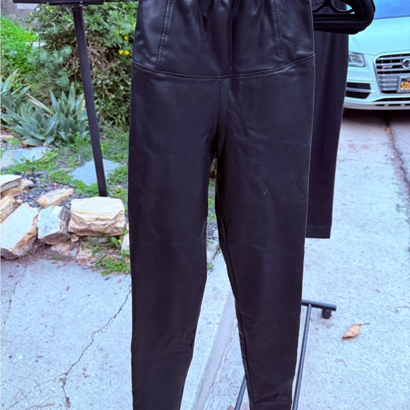 All Saints Pants - All Saints Black Faux Leather Leggings